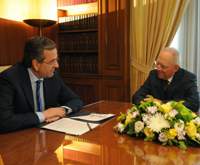 Finanzminister Schäuble und Lew besuchen Athen