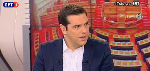 Alexis Tsipras im Interview auf ERT1: „Griechenland erfüllt seine Verpflichtungen und hat die meisten Hindernisse überwunden“