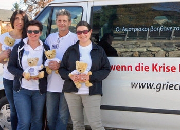 Erwin Schrümpf: Ein Österreicher liefert humanitäre Hilfe an Griechenland