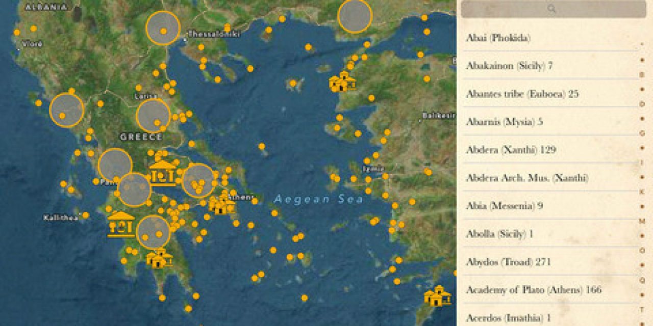 Entdecken Sie das antike Griechenland mit der Hilfe des „Topos Text“ Applikation