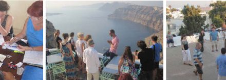 Griechische Sprachkurse für Ausländer auf Santorin