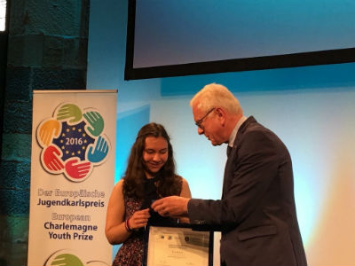 Europäischer Jugendkarlspreis 2016: Griechische SchülerInnen erhalten den 2. Preis