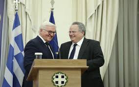 Der deutsche Außenminister, Steinmeier, zu Besuch in Thessaloniki und in Athen