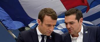 Der Staatspräsident Frankreichs zu Besuch in Athen