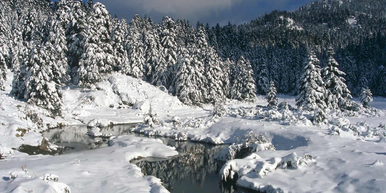 Die bergische Region von Trikala (Thessalien): Pure winterliche Natur und magische weihnachtliche Atmosphäre