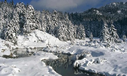 Die bergische Region von Trikala (Thessalien): Pure winterliche Natur und magische weihnachtliche Atmosphäre