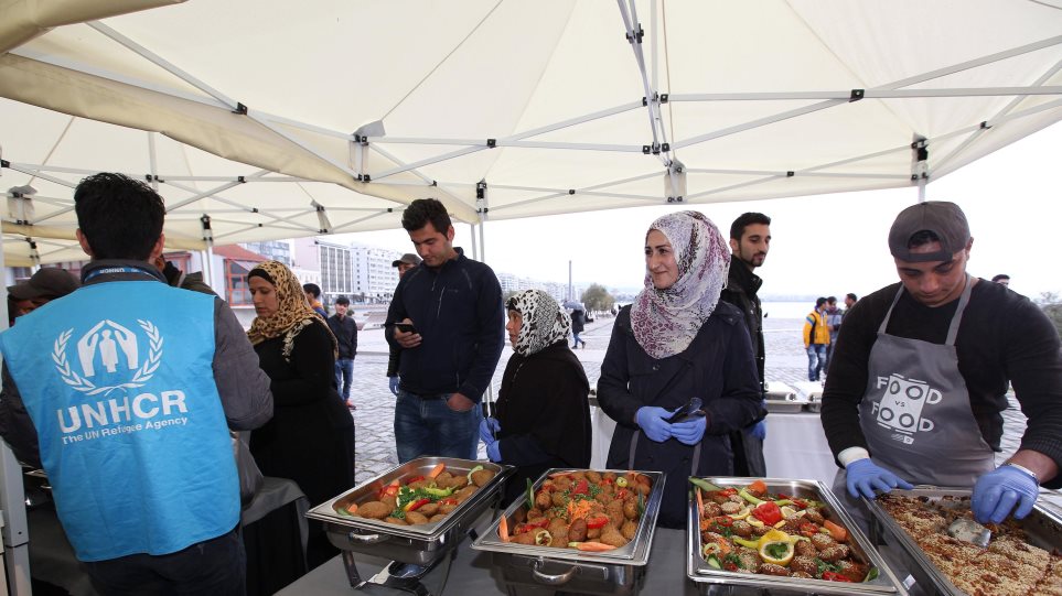 Flüchtlingskochfestival in Athen