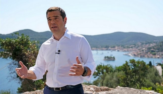 Ansprache des Premierministers Alexis Tsipras auf der Insel Ithaka