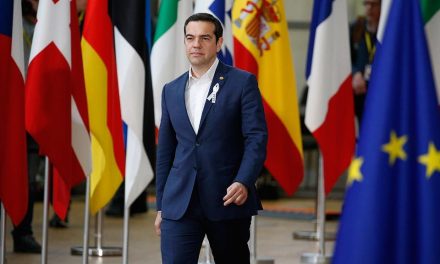 Der Griechische Ministerpräsident beim EU-Sondergipfel in Salzburg