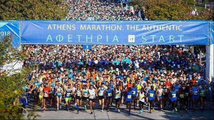 Immer beliebter der authentische Athener Marathon – Rekordteilnahme