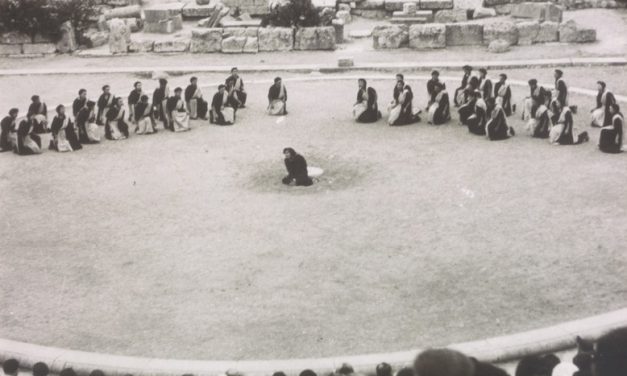 11. September 1938: die erste moderne Aufführung im antiken Theater von Epidauros
