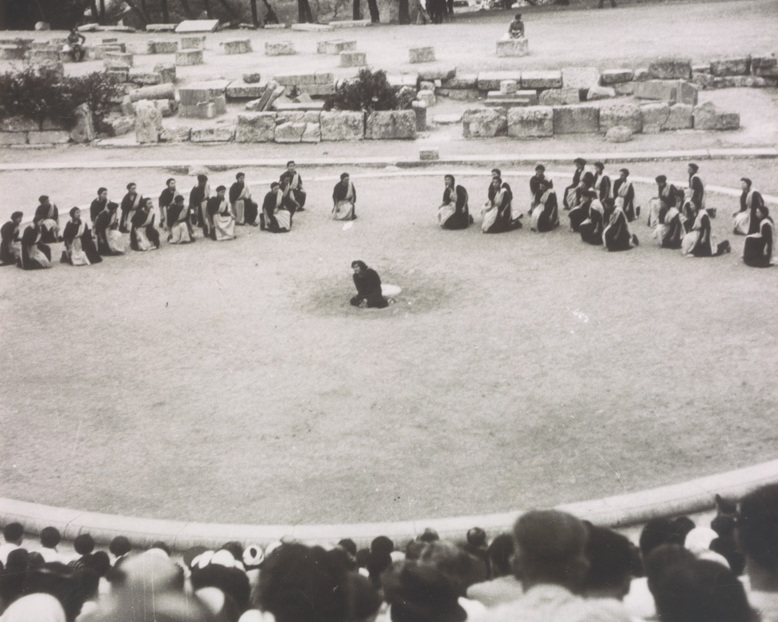 11. September 1938: die erste moderne Aufführung im antiken Theater von Epidauros