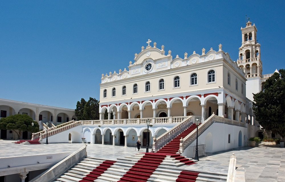 Die Kirche Evangelistria auf Tinos