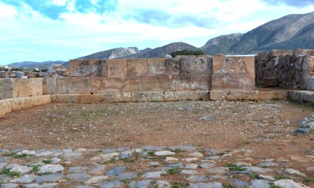 Der minoische Palast in Malia (Kreta) wird restauriert