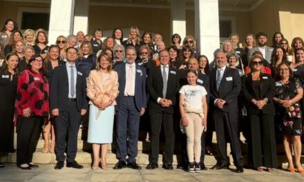 Veranstaltung der Botschaft in Zusammenarbeit mit The Hellenic Initiative Australia zum Thema: ‚Die Rolle griechischer Frauen in der australischen Gesellschaft‘. Bundesparlament, 25. November 2025, Canberra