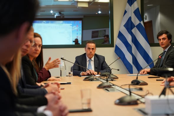 Erklärungen des Energieministers S. Papastavrou zur Bedeutung des Projekts „Prinos CO₂“ und zu seinem Beitrag zum Umweltschutz