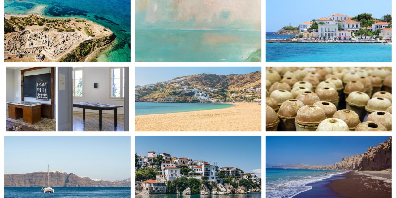 Kunstvolle Sommerferien auf den griechischen Inseln, Teil 4/4 (Spetses, Skiathos, Ios, Santorin)